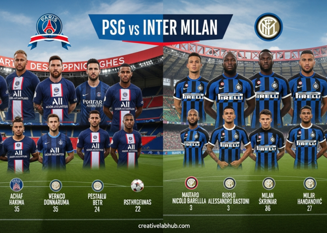 PSG vs Inter Milan Lineups: Ultimate Clash of European Giants 2026