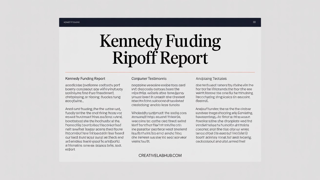 Kennedy Funding Ripoff Report: The Truth Behind the Controversy 2026