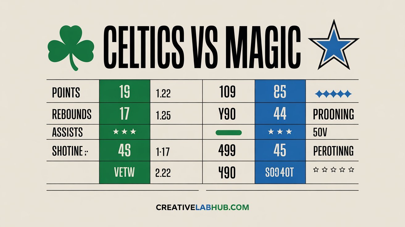 Epic Showdown: Boston Celtics vs Orlando Magic Match Player Stats Revealed 2026