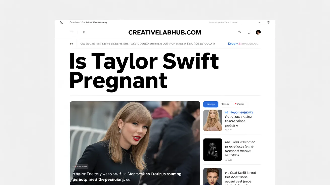Is Taylor Swift Pregnant? Shocking Truth Finally Revealed 2026
