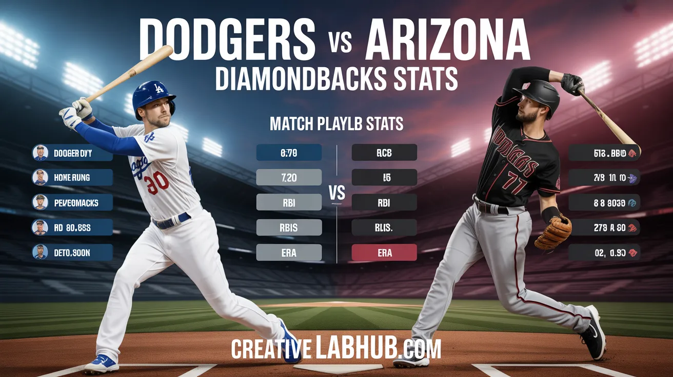 Shocking Dodgers vs Arizona Diamondbacks Match Player Stats That Every Fan Must Know 2026
