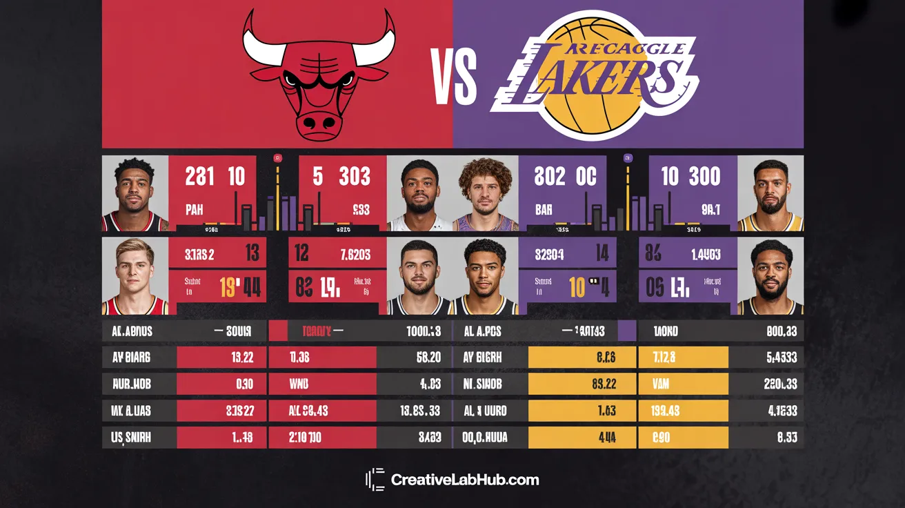 Chicago Bulls vs Lakers Match Player Stats: The Stunning Showdown You Cannot Afford to Miss 2026