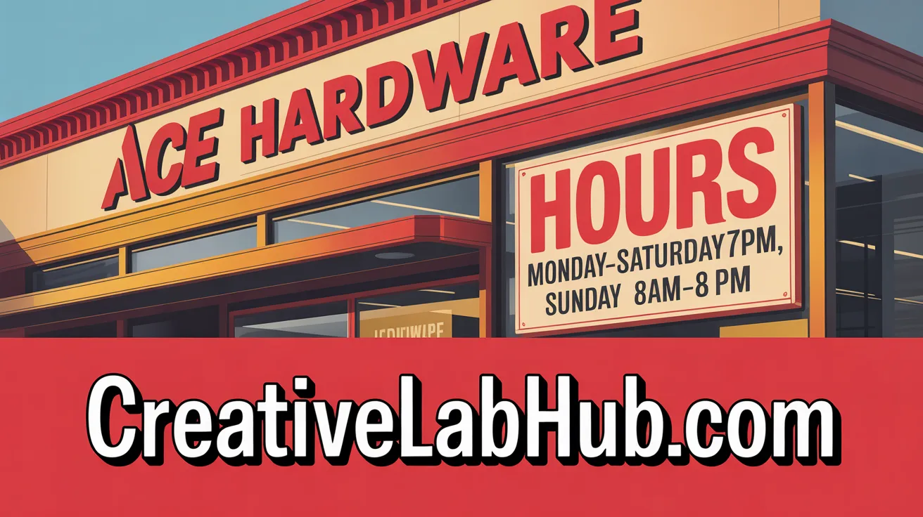 Ace Hardware Hours: The Only Guide You’ll Ever Need 2026