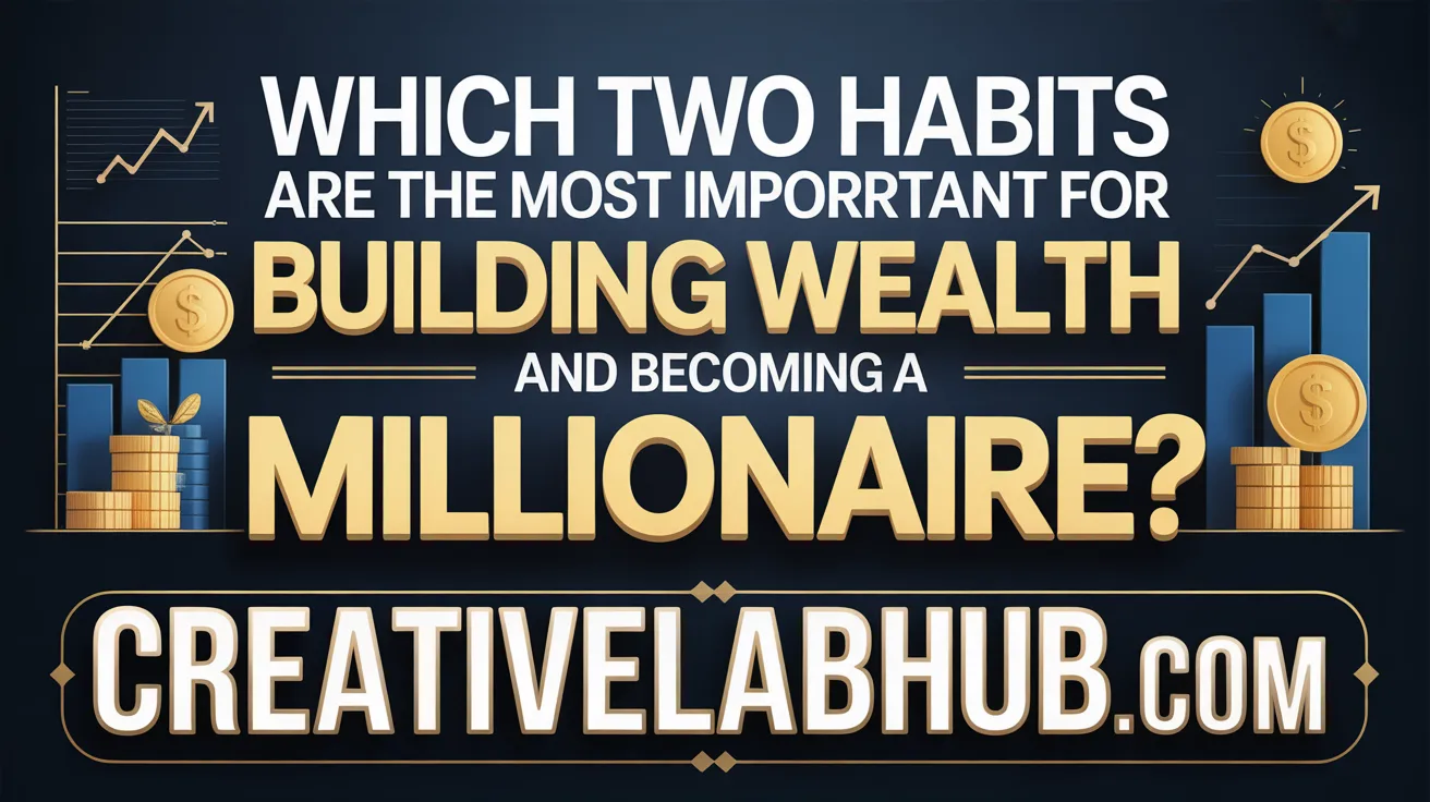 Which Two Habits Are the Most Important for Building Wealth and Becoming a Millionaire — Proven Secrets In 2026