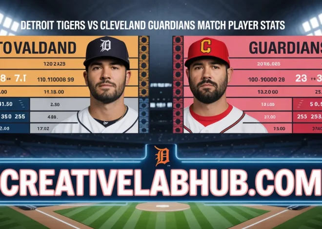 Detroit Tigers vs Cleveland Guardians Match Player Stats: Shocking Battles and Brilliant Performances You Must Know In 2026