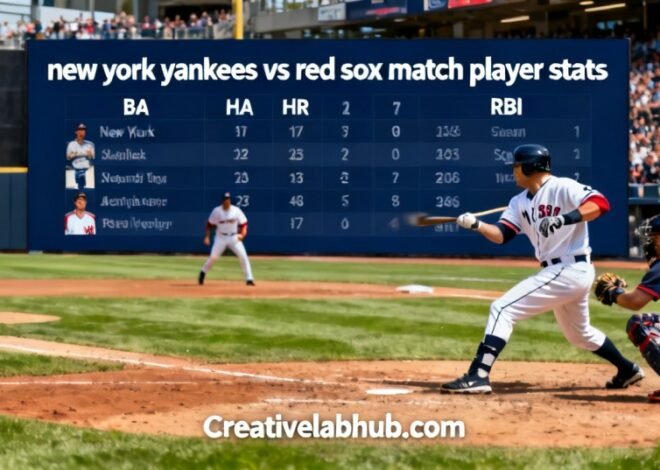 New York Yankees vs Red sox match player stats: That Exposed Boston