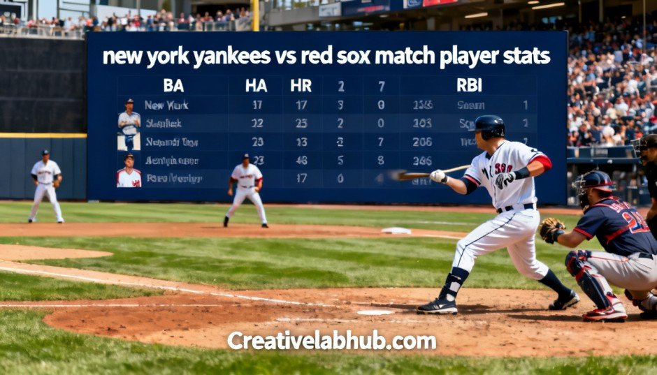 New York Yankees vs Red sox match player stats: That Exposed Boston