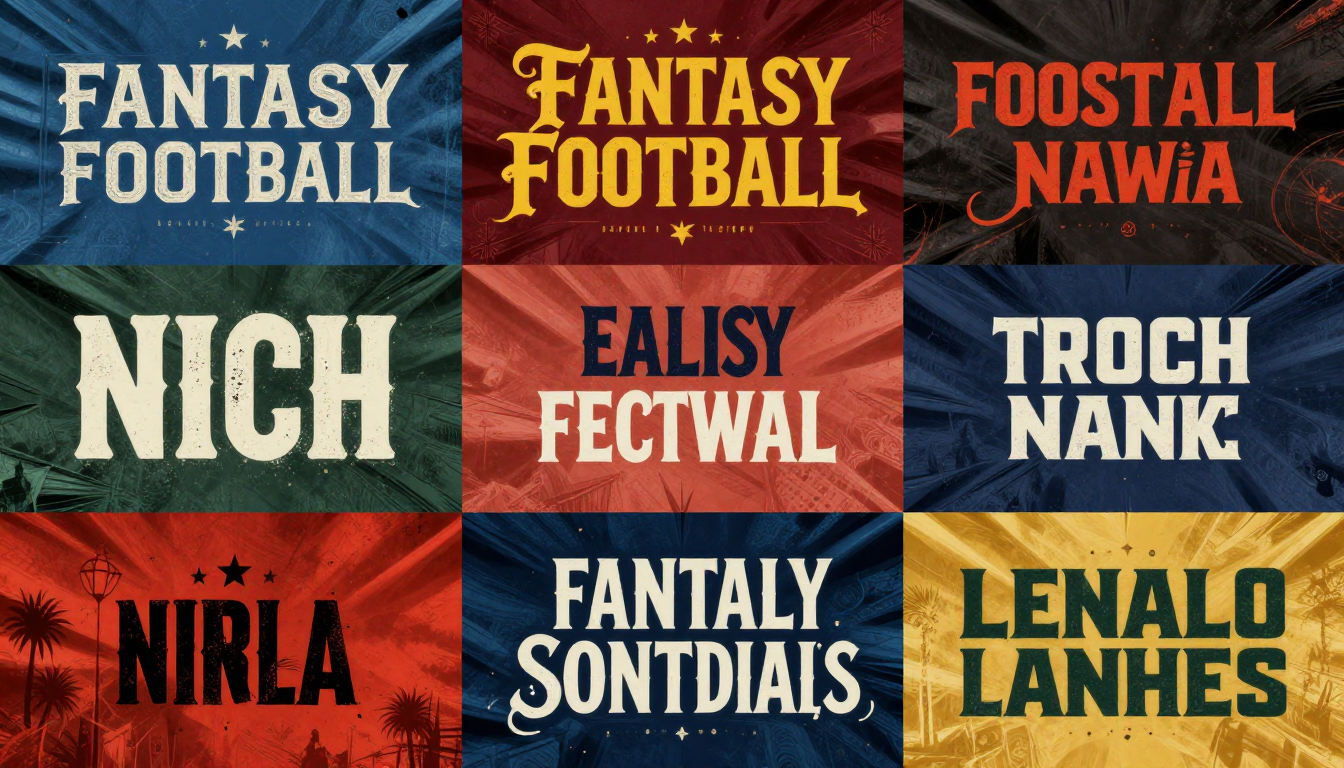 Best Fantasy Football Team Names That Actually Win Your League in 2026