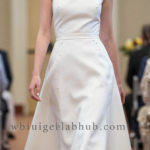 white graduation dress
